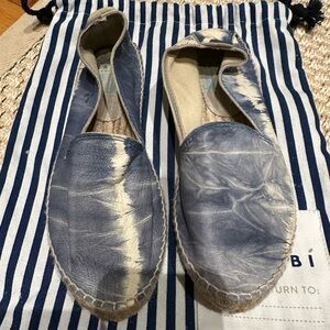 Manebi leather tie dye espadrilles. Size 35.
